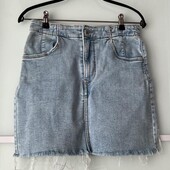 Bershka high waist джинсова спідниця з високою талією