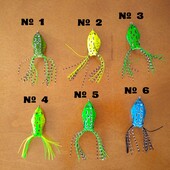 Лягушка незацепляйка на щуку с хвостиком 7 гр