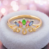 Каблучка 'Xuping' Фіаніт (позолота 18к) 059330