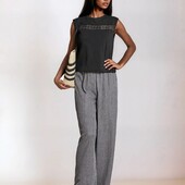 Чорна бавоняна жіноча футболка топ sinsay