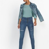 Джинсы Skinny высокой посадки Bonprix Размер евро 40 и р евро 42.на наш 48-50