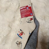 7391..Термо .лот 2 пар теплі в'язані на махрі носки lupilu 39/42