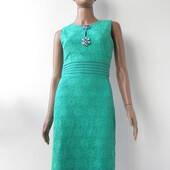 Красиве плаття з мережива бірюзового кольору 42 розмір (36 євророзмір)