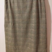 seasons by delmod картата вовняна спідниця