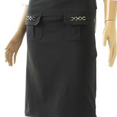 Стильна, чорна спідниця з кишенями 44 розмір (38 євророзмір).