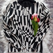 Чорно-білий светр River Island розмір 38(12)