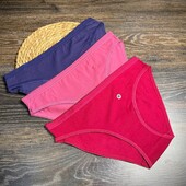 Арт.1308 жіночі трусики котонові сліпи 3шт від c&a розмір М.