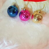 ❤️Ёлочные игрушки лот 3 штуки❤️