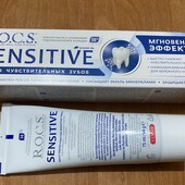 Паста зубна Rocs для чутливих зубів без фтору