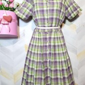 Сукня бавовняна на ґудзичках пишна спідниця р 14