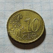 Монета Германії 10 центів 2002