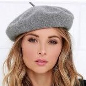 Берет сірий primark