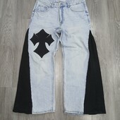 Джинсы кастом bershka размер 46,лка хлка