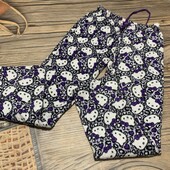 Плюшевые пижамные штаны размер С, состояние отличное