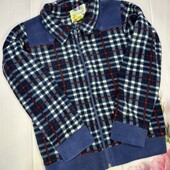 Флісова кофтинка рубашка для хлопчика 110-116см.