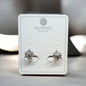 Сережки 'Xuping' Фіаніт (Родій) 062465