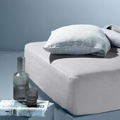 ♕ Простирадло на гумці з 100% органічної бавовни, Tchibo (Німеччина) розмір 110*200см