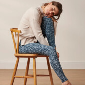 ♕ М'які легінси з суцільним принтом Tchibo(Німеччина), р. наш 44-46(36/38 євро)