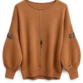 Шикарный люрексовый свитер, джемпер с ангорой, n.every day , р. m/l, наш 46-52