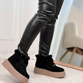 Натуральна замша!❄️Зима!❄️ Круті черевики/лофери