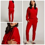Hunkemoller! Велюровий жіночий костюм Л розмір goji berry! Лот 24