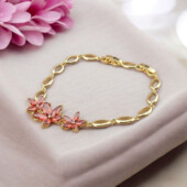 Браслет 'Xuping' Фіаніт 17 см. (позолота 18к) 068687