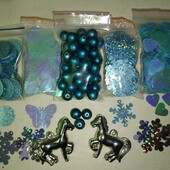 Набір сніжинок і наместин, 500шт