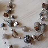 Шикарне багатоярусне намисто