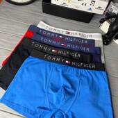 Чоловічі труси боксерки набір Tommy Hilfiger з 5 пар.