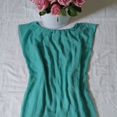 Красивая двухслойная бирюзовая блуза❣️