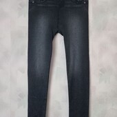 Лосіни безшовні темно-сірого кольору під джинс. Розмір наш 42-46