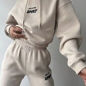 Стильне укорочене жіноче худі з капюшоном XL