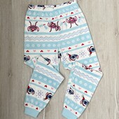 Stitch.Велюрові/фліс піжамні штани для дівчинки 122(6-7р)