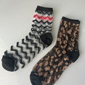 2 пары красивые носки сетка 38-40р