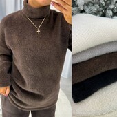 Гольф альпака пух норки