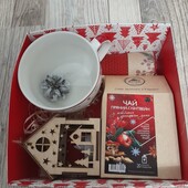 Чудовий святковий новорічний набір! Будете у захваті! У новорічній коробці! Гарно на подарунок!