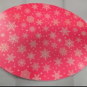 Пластиковые новогодние салфетки в лоте 1 шт