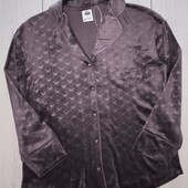 Тепла велюрова блузка Primark, eur 46-48 / uk 18-20