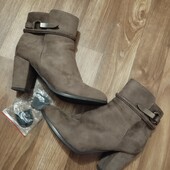 Замшеві ботінки ♥️( р.38) стєлька 24,5см