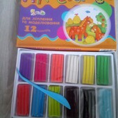 Пластилін Незнайка 12 кольорів (240 г) – Для творчості та розвитку дитини!