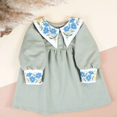 Сукня дитяча з вишивкою двонитка 92-116