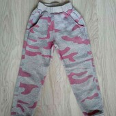 Smile girl теплые штанишки джоггеры с карманами на рост 110/116 см