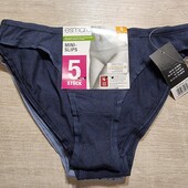 Есмара! Трикотажні жіночі труси, сліпи 36/38 євро 5 шт! Лот 10