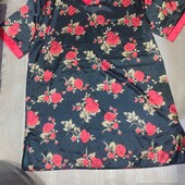 Домашня сукня/нічна сорочка шовкова 3Xl