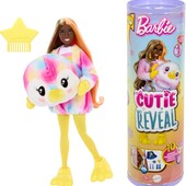 Барбі з пінгвіном та сюрпризами, зміна кольору Barbie cutie reveal doll & accessories оригінал