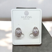 Сережки 'Xuping' Фіаніт (Родій) 073463