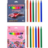 Фломастер 12 цветов "Картон" "С" 950-12