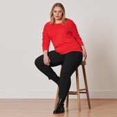 ♕ Моделюючі фігуру бенгалінові брюки від Tchibo (Німеччина), розмір наш: 44-46 (38 євро)