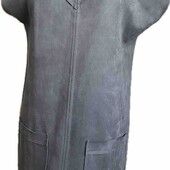 Платье прямого кроя под замш M,L