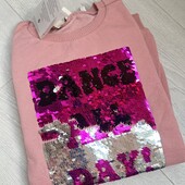 Свитшот на 5 лет пайетки-перевертыши Koton Турция